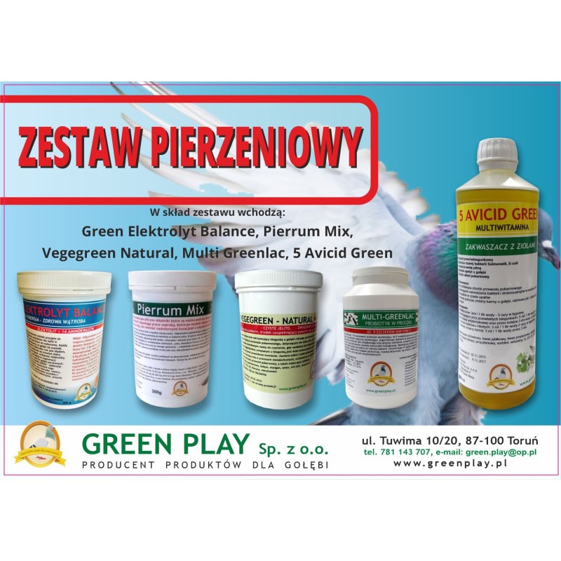 ZESTAW PIERZENIOWY 5 PRODUKTÓW